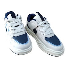 Cool Jacop Flt Çocuk Bağcıklı Sneaker Spor Beyaz - Lacivert Beyaz - Lacivert