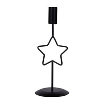 Touch Me Metal Yıldız Şamdan 8.5 8.5 21.5 Cm 2 Adet Renkli