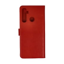Realme C3 Trend S Plus Kapaklı Kılıf - Kırmızı