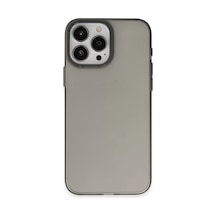 Uray Store Apple iPhone Uyumlu  15 Pro Kılıf Modos Metal Kapak - Siyah