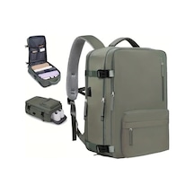 Tcherchi Suya Dayanıklı Ayakkabı Bölmeli Unisex 15.6" Dizüstü Bilgisayar Sırt Çantası Mavi