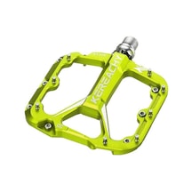 Kereachy 3 Rulmanlı Alüminyum Alaşımlı Mtb Freeride Bmx Geniş Platform Bisiklet Pedalı Yeşil