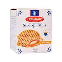 Daelmans Stroopwafels Karamel Şurup Dolgulu Gofret 230 G - 7 Adet Tarı