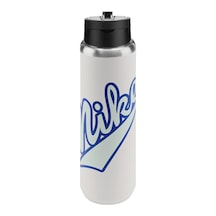 Stainless Steel Recharge Straw Bottle 24 Oz Unisex Beyaz Antrenman Suluk N.101.3812.110.24 Beyaz