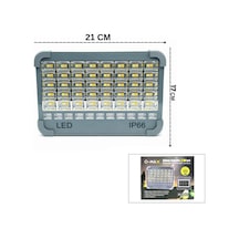Q-max Ps-d002a Güneş Enerjili Led Işık Ip66 Kamp Solar Çakarlı Projektör Powerbank Dış Mekan