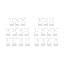 Ulzyvf Lebihmurah 5020 100 Adet Görünmez Duvar Sarmaşık Fikstürü, Bitki Tırmanma Duvarı Klipleri, Ev Bahçe Duvarı Yapışkan Kanca Orta