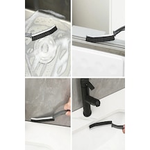 İnce Kıl Temizlik Fırçası Banyo Mutfak Pencere Oluk Klozet Kenarı