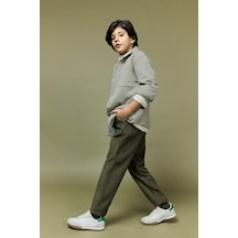 Defacto Erkek Çocuk Standart Paça Kadife Pantolon G3101a825wnkh64 Haki-kh64