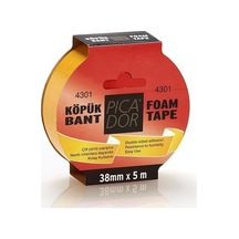 Picador Çift Taraflı Köpük Bant 38mmx5m Askılı Ko004