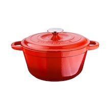 Lava Döküm Yuvarlak Tencere Döküm Demir Kapak New Heritage Serisi 24 CM