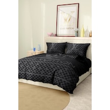 Marka Nevresim Takımı Çift Kişilik Pamuklu Saten Kumaş 6 Parça 3d Dijital Baskı Duvet Cover Set Model No:80 Renkli