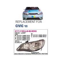 Depo Ön Far Sol Honda Civic Sedan 06/ Dpo-217-1159l-ldem2