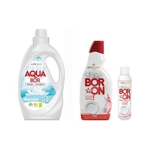 Aquabor Doğal Sıvı Çamaşır Deterjanı Beyazlar İçin 33 Yıkama+bulaşık Makinesi Deterjan 41 Yıkama.