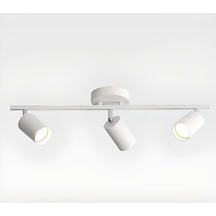 Yaman Beyaz 3lü Spot Ledli Avize Beyaz