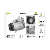 Mercedes E180 W212 Klima Kompresoru 2013-2016 Valeo 813157