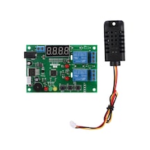 Dc 5V-24V Dijital Akıllı Sıcaklık ve Nem Kontrol Termostat Modülü