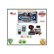 Inwells Oto Alarmı Sistemi Uzaktan Kumandalı Inwells 12V 3805