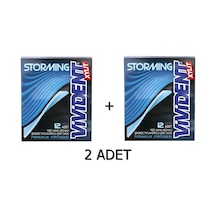 Vivident Storming Yeşil Nane Aromalı Şekersiz-tatlandırıcılı Şerit Sakız 2 x 33 G