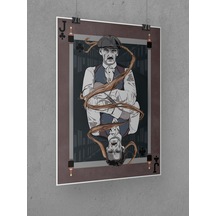 Peaky Blinders Poster 45x60cm Arthur Shelby Afiş - Kalın Poster Kağıdı Dijital Baskı