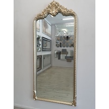 Ayna Denizi Princess Great Shiny Gold Model Platin Altın Renk Dekoratif Boy Aynası Platin Altın