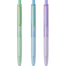 Wrıtech W-0184 Space Up Mor Gövde Silinebilir Mavi Jel Kalem - 12'li Kutu Ahşap