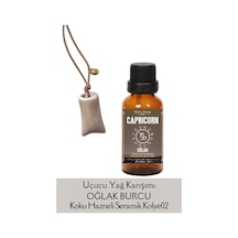 Minia Bahçe Oğlak Burcu - Capricorn Uçucu Yağ Karışımı 10 ML + Koku Hazneli Kolye02