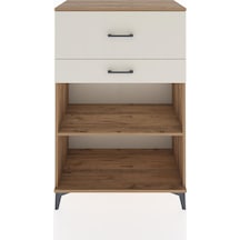 Hyperion Dolap Tek Raflı 2 Çekmeceli 88x44x134 Çam-aytaşı Atlas Çam