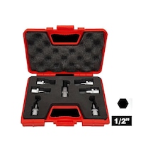 İzeltaş 1/2 Lokmalı Allen Uç Takımı (60mm 7 Parça)- 1113001107