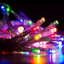 10 METRE RENKLİ LED IŞIK YILBAŞI AĞACI IŞIĞI RENKLİ IŞIK MULTİ COLORS LED LİGHT TREE MODLU LED IŞIK NOEL IŞIĞI Çok Renkli