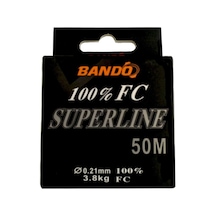 Bando Süperline %100 Fluorocarbon Misina 0.55mm - 50mt - 14.1kg