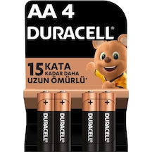Duracell LR6/MN1500 1.5 V Alkalin AA Kalem Pil 4'lü Paket