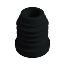 Cateksss 25 Mm Kademeli Plastik Rotil Gövdesi M10 Siyah - 46 Lı Paket