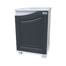 Kanki Pet West Seri Nano Akvaryum Sehpası 40x40x69 Cm Beyaz-antrasit West4040b-ant1