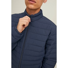 Jack & Jones JJERECYCLE PUFFER COLLAR NOOS-NAVY BLAZER 12211129-NAV Lacivert