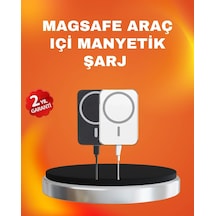 Akıllı Koruma Sistemli Magsafe Araç Tutucu Apple Uyumlu iPhone 12/13/14 Uyumlu Çok Renkli