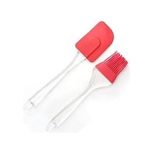 Baysa-210 Silikon Yumurta Fırçası Ve Spatula 2 Adet Set Büyük Boy - 10'li Paket