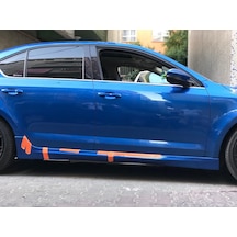 Skoda Octavia Yan Marşpiyel (Plastik)