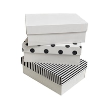 25x35x12 cm Kapaklı Beyaz Kargo Kutusu ,Hediye Kutusu