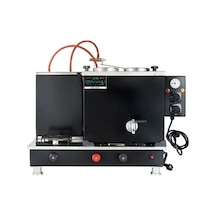 Mat Siyah 2 Demlikli Tam Otomatik Çay Ocağı Kazanı Semaver Çay Makinesi