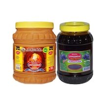 Bozkırlı Çavuşoğlu Odun Ateşinde Kepeksiz Bozkır Tahini 1830 G + Üzüm Pekmezi 1900 G