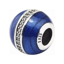 Nur Silver Mavi Gümüş Charm Nur-bl01157