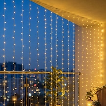 3x2 M Premium Perde Led - 8 Fonksiyonlu Su Geçirmez İç Dış Mekan Teras Dekor Işıkları Hmngoxxtptprp Diğer