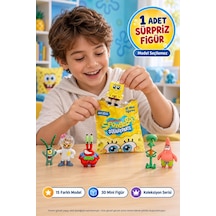 Süngerbob Squarepants 3d Mini Figür Tekli Sürpriz Paket 1 Adet