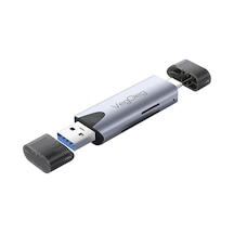 Type-c Ve Usb 2.0 Sd-microsd Tf Kart Okuyucu