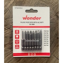 Wonder Ph2 Yıldız Uç Ph0 Bits Uç Seti Düz Matkap Ucu Seti Ph3 Yıldız Uç 8pcs