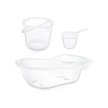 Fiore 3lü Bebek Banyo Seti Şeffaf Şeffaf