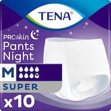 Tena Proskin Pants Night Emici Külot Orta Boy M 10'lu Hasta Bezi 3XL