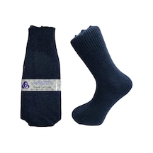 Yerli Üretim Erkek Yün Wool Soket Çorap-Mavi