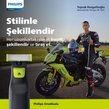 Oneblade Yüz Ve Vücut İçin Hibrit Tıraş Makinesi,sakal Şekillendirici, Islak/kuru Kullanım, 3 Kirli Sakal Tarağı, 1 Yedek Bıçak, Vücut Tarağı, Cilt Koruması, Çift Taraflı Bıçak, Qp2824/10 Diğer