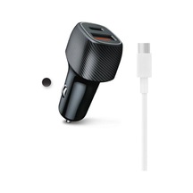 Quick Charge 3.0 Usbx2 6a 36 Watt Araç İçi Şarj Aleti Type-c Kablolu Ac-92